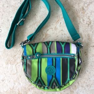 Kipling Small Aztec Print Nylon Crossbody